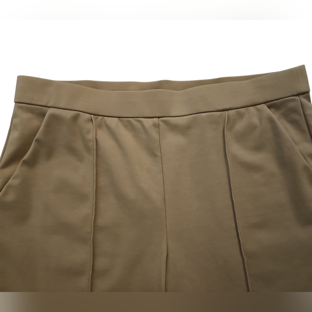 ISAAC MIZRAHI STRETCH PANTS SZ L TAN - Picture 4 of 6